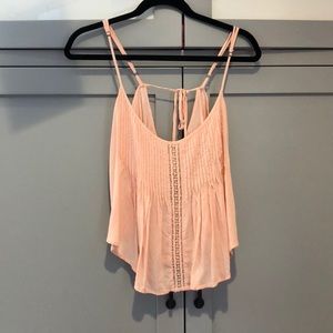 amuse pink tank top